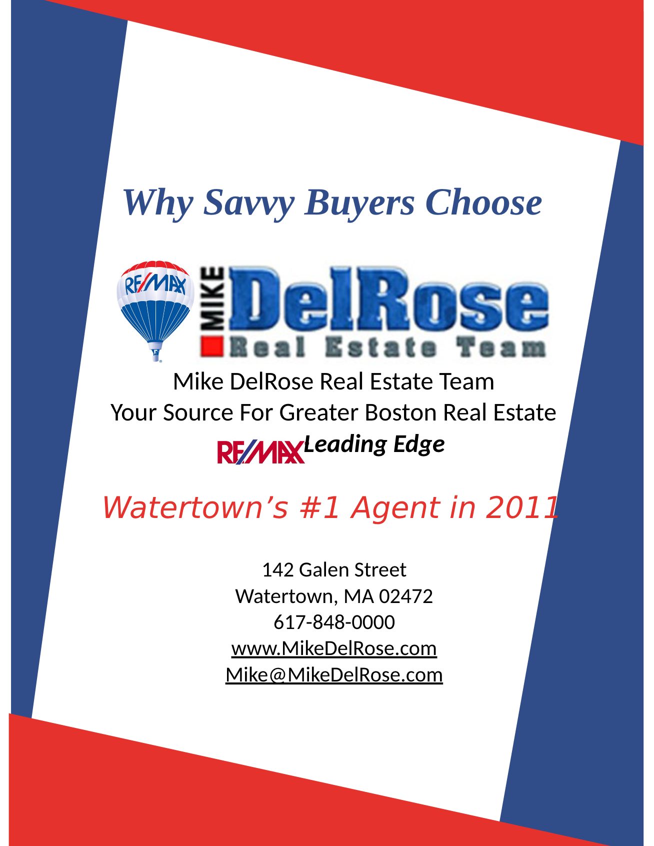 Cover page of the original Savvy Buyers presentation, 2012