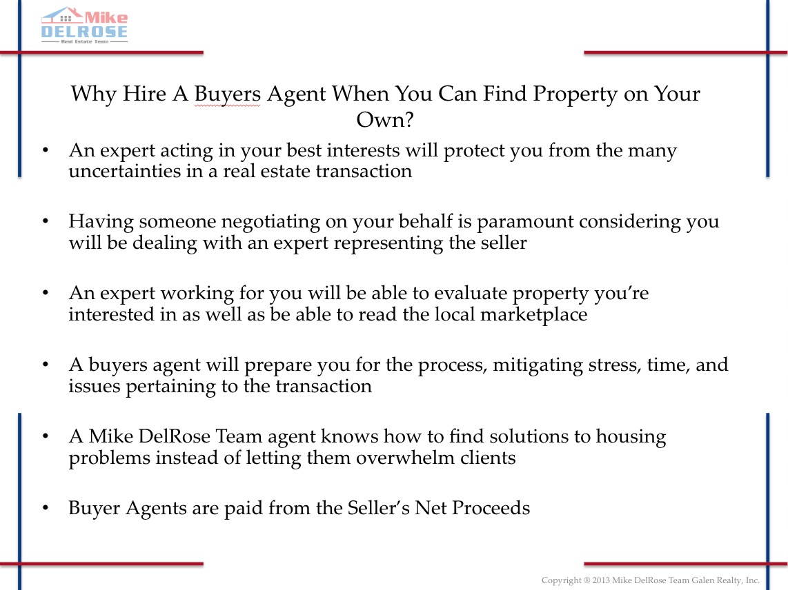 A slide from the 2013 Savvy Buyers PowerPoint presentation with voiceover